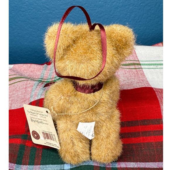 Boyds Bear Beary Christmas Tree Plush Ornament Stuffed Animal Style # 562725 - Picture 3 of 4